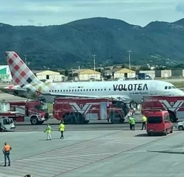 Der Airbus A319 von Volotea: Tragischer Unfall.