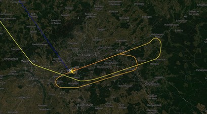 18 sekunden zu spaet in frankfurt