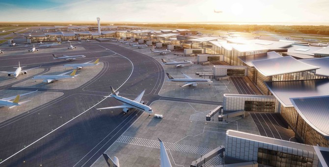 So soll das Terminal 5 dereinst aussehen: Platz für 50 Millionen zusätzliche Passagierinnen und Passagiere.