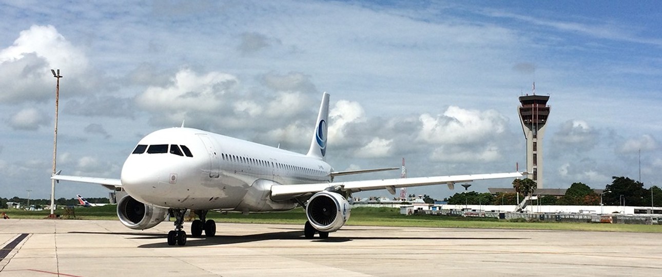 Flugzeug von Avion Express: Die Fluglinie fliegt im Wetlease für andere Airlines. 