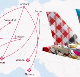 Neue Routen sowie Heckflossen von Volotea und Eurowings: Partner.