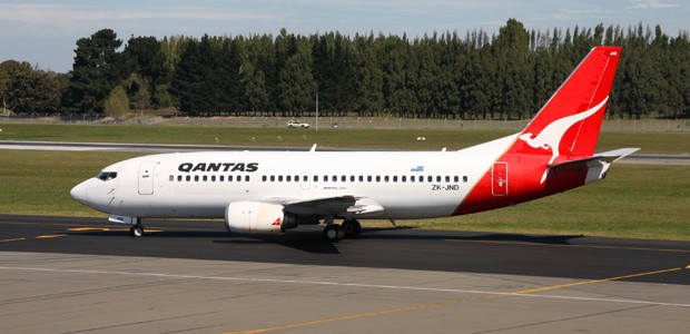 Boeing 737 von Qantas: War vorne zu schwer und hinten zu leicht.