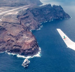 Anflug auf St. Helena: Zwischenstopp findet nicht mehr in Windhoek statt