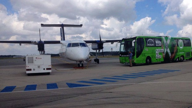 Auch der Vfl Wolfsburg setzt auf Intersky, genau wie die italienischen Erstligisten AC Siena und CFC Genua.