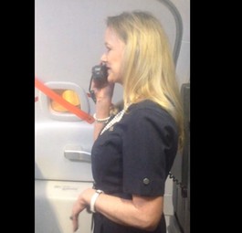 Flugbegleiterin von Southwest: Mit ihr wäre jeder gerne geflogen.