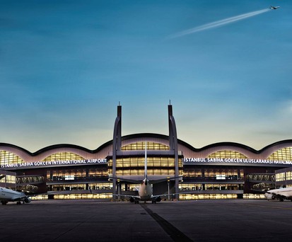 Flugahfen Sabiha Gökcen: Der Airport soll mit dem Flughafen Istanbul mit einer Hochgfeschwindigkeitsbahn verbunden werden.