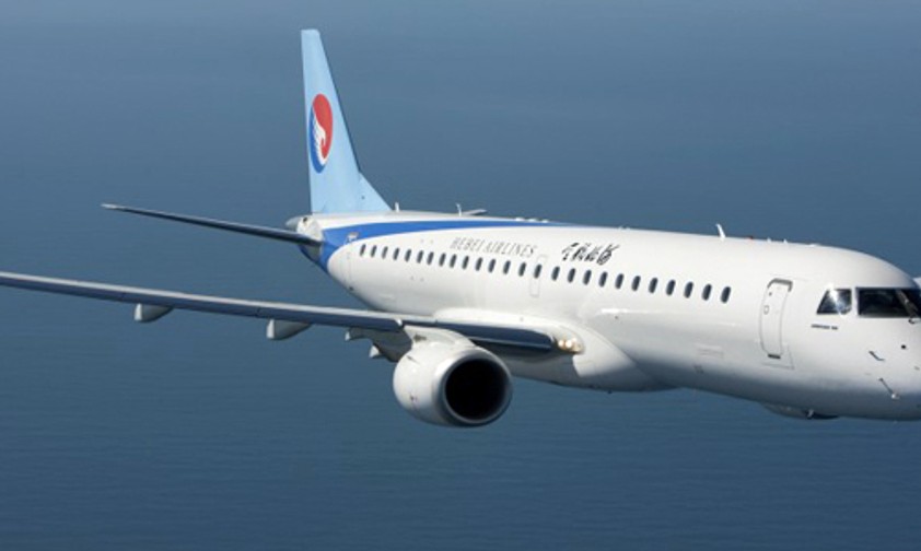 Embraer E190 von Hebei Airlines: Die Reisenden sahen sich vernachlässigt.
