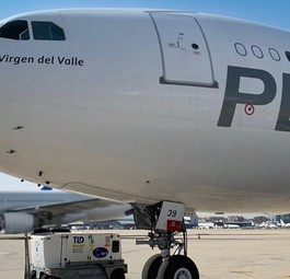Jet von Plus Ultra, hier ein Airbus A340: Verbindungen nach Venezuela.