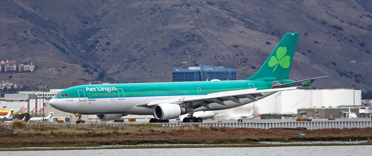 A330 von Aer Lingus: Für einen Flug nach Boston fehlten dem grünen Flieger letzte Woche ein Kapitän.