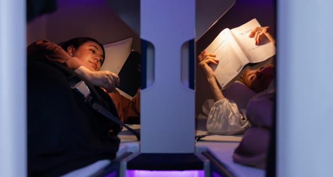 Viel Platz ist in den Betten nicht.