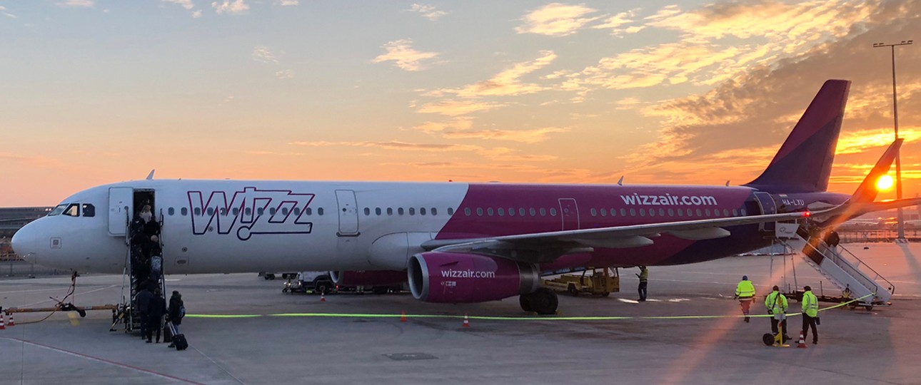 Airbus A321 von Wizz Air: Neun Stück davon stehen ab Sommer 2020 in Wien.