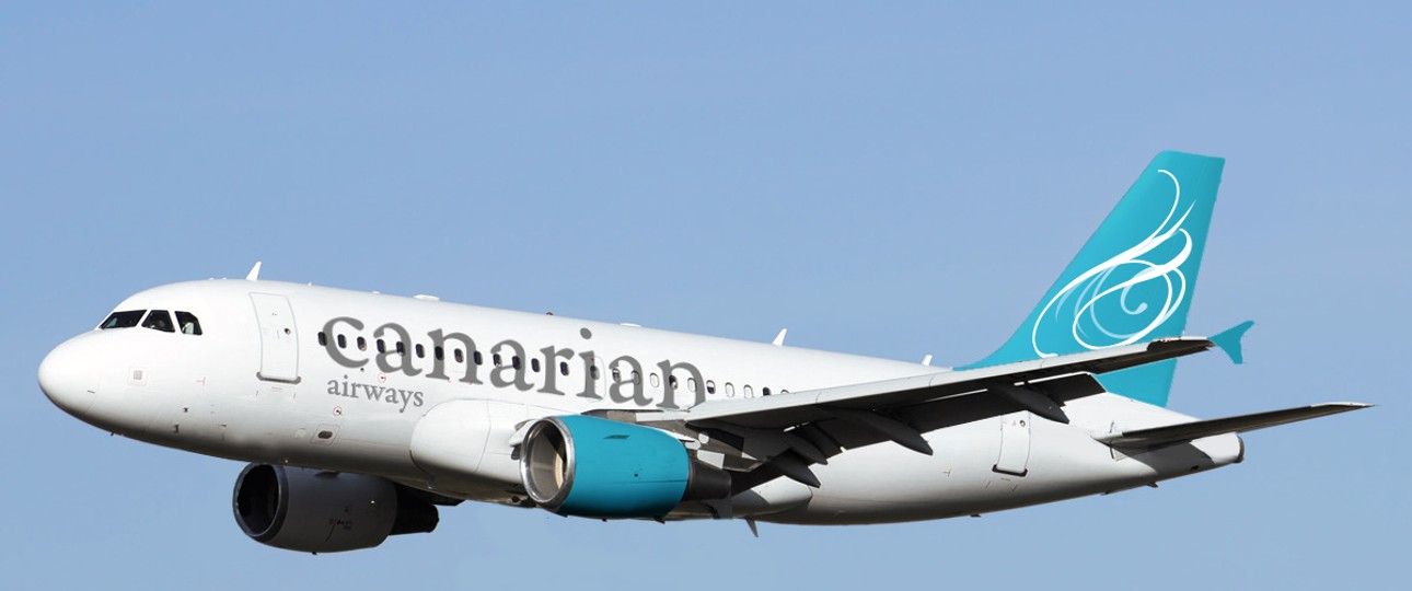 Airbus A319 in den Farben von Canarian Airways: Schon bald soll es losgehen.