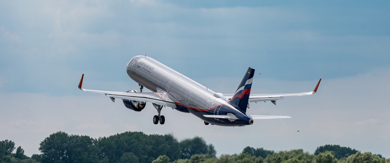 Aeroflot-A321 Neo (hier noch bei Flugtests bei Airbus): Nicht zurück zum Leasinggeber.
