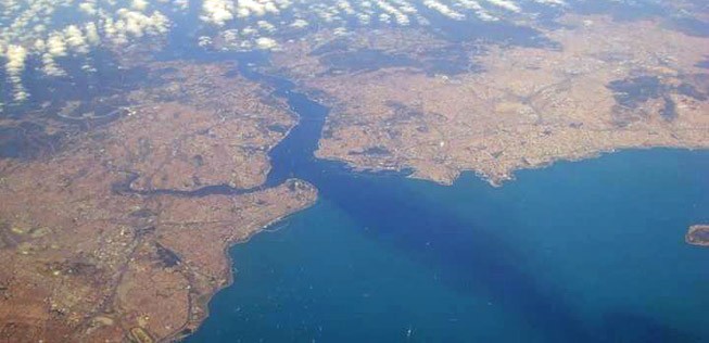Blick auf Istanbul.