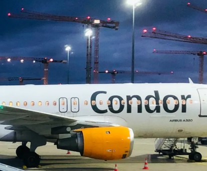 Airbus A320 von Condor: Gleich zwei Mal kam es zu ungeplanten Flugverläufen.