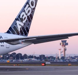 Airbus A350: Das Modell kommt bis anhin 14.350 Kilometer weit.