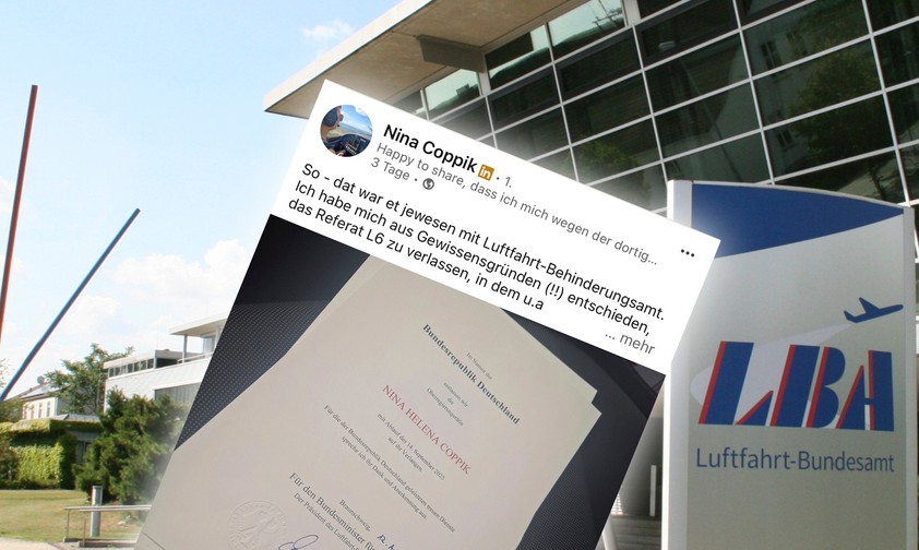 Luftfahrt.Bundesamt: Heftige Kritik.