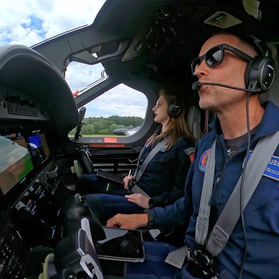 Testflug für die Autoland-Zertifizierung für den Pilatus PC-12: Die Testcrew musste nicht eingreifen. 
