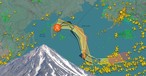 vulkan klyuchevskaya asche flightradar 01