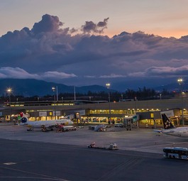 Flughafen Quito: Macht sich hübsch.