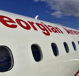 Flieger von Georgian Airways: Die Staatspräsidentin darf nicht mehr einsteigen.