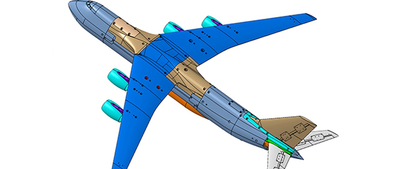 Grafik des Zentralen Aerohydrodynamischen Instituts: So soll der An-124-Ersatz, der Elefant, aussehen.