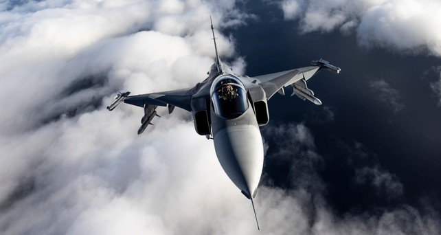 Gripen C: Kampfjets mussten die Situation entschärfen 