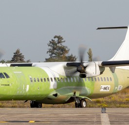Die 29. ATR 72-600 von Air New Zealand hier noch in der Testflugphase in Frankreich: Der Flieger ...