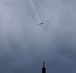 Absturz in Russland: Dieser Screenshot soll die Embraer der Söldnergruppe Wagner zeigen.