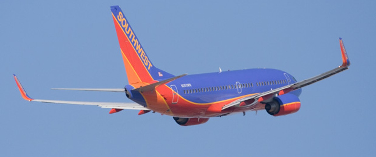 B737 von Southwest: Es gab schon einmal eine Fernsehserie über die Airline.