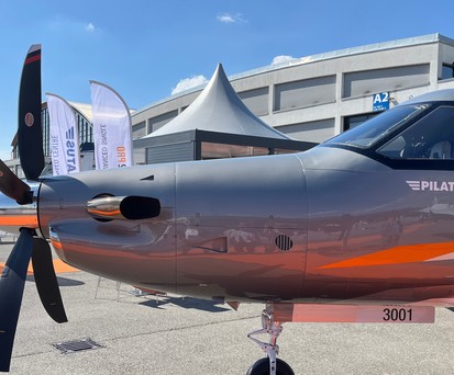 Pilatus PC-12 Pro: Die Schweizer zeigen das Flugzeug mit der Nummer 3001.