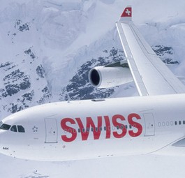 Airbus A340 von Swiss: Wohl noch eine ganze Weile in der Luft.