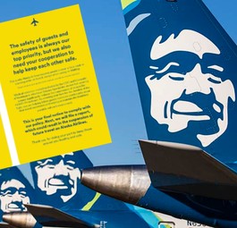 Gelbe Karte und Jets von Alaska Airlines: Letzte Warnung.