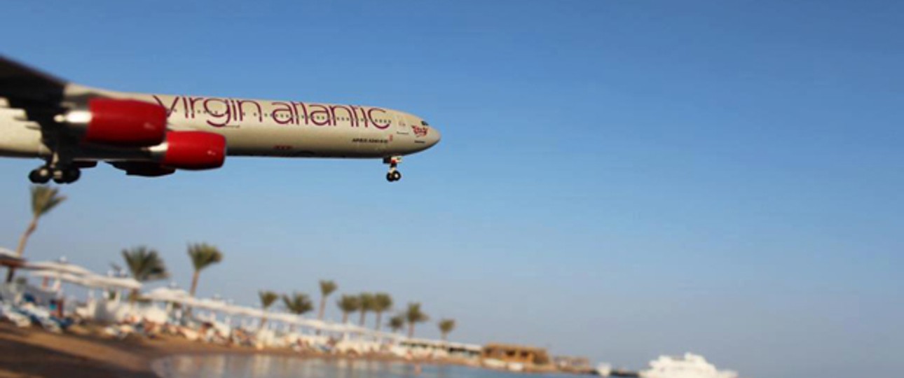 Flieger von Virgin Atlantic (Werbeaufnahme): Amerikanische Begehrlichkeiten.