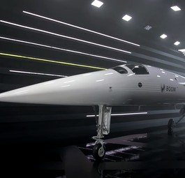 Der Boom XB-1: Die finale Version des Überschall Jets soll Platz für 55 Passagiere haben.
