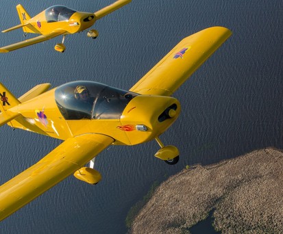 Sonex Onex im Formationsflug: Der Hersteller ist insolvent.