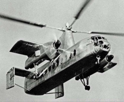 Der Prototyp der Rotodyne von 1959.