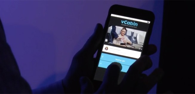 V-Cabin soll es Passagieren ermöglichen, fast alles über ihr eigenes Smartphone zu steuern.