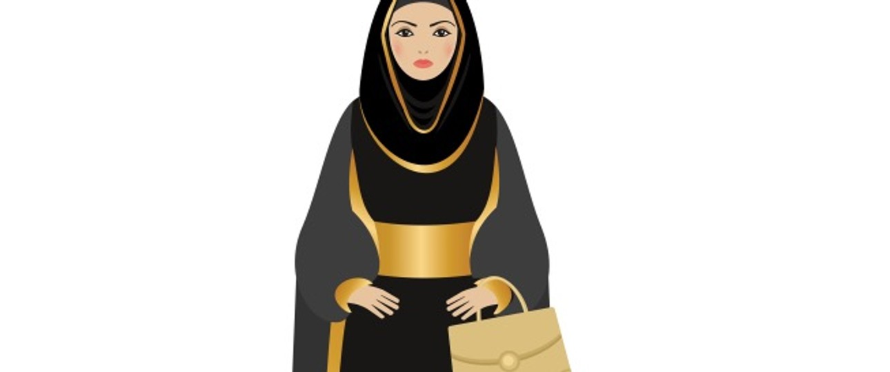 Abaya mit Hijab: Mit einer ähnlichen Bekleidung verlassen Lufthansas Flugbegleiterinnen das Flugzeug in Teheran.