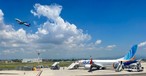 Boeing 737 Max 8 am Flughafen Neapel: Während der Schließung weicht die Airline nach Salerno aus.