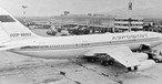 Eine Ilyushin Il-86 von Aeroflot in den 1980er-Jahren und ...