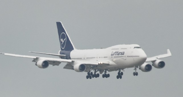 Boeing 747 von Lufthansa: An Bord eines solchen Fliegers kam es zum Zwischenfall.