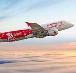 Airbus A320 von Air Arabia: Bald auch in einem neuen Emirat stationiert.