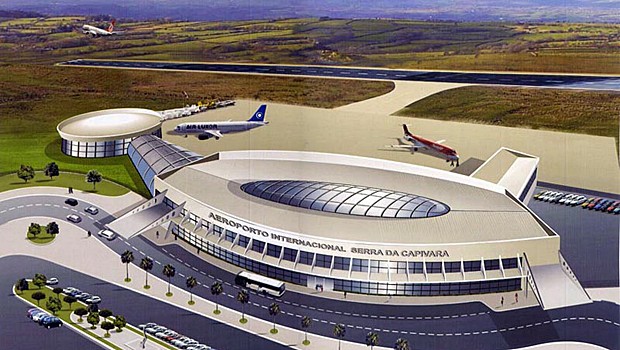 Der Flughafen Aeroporto Serra da Capivara im Modell: Dichtung und Wahrheit.