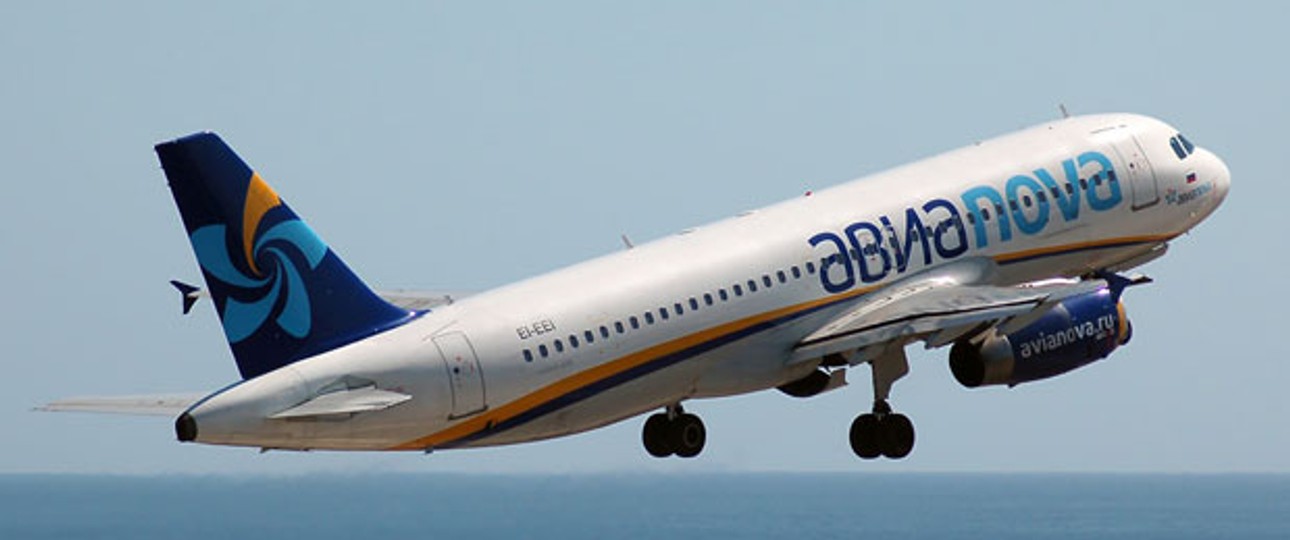 Airbus A320 von Avianova: Die Flieger werden an die Leasing-Unternehmen zurück gegeben.