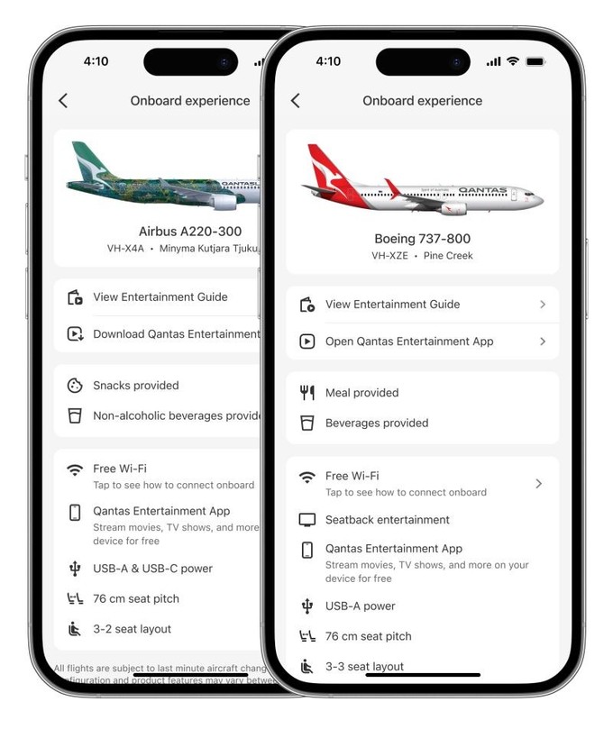 So sieht die ganze Anzeige in der App aus.