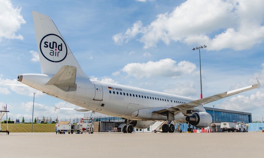 Und so sahen die Flieger von Sundair zuletzt aus.