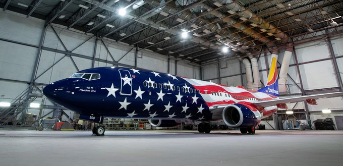 Zum 50-Jahr-Jubiläum schenkte sich Southwest Airlines die Freedom One.