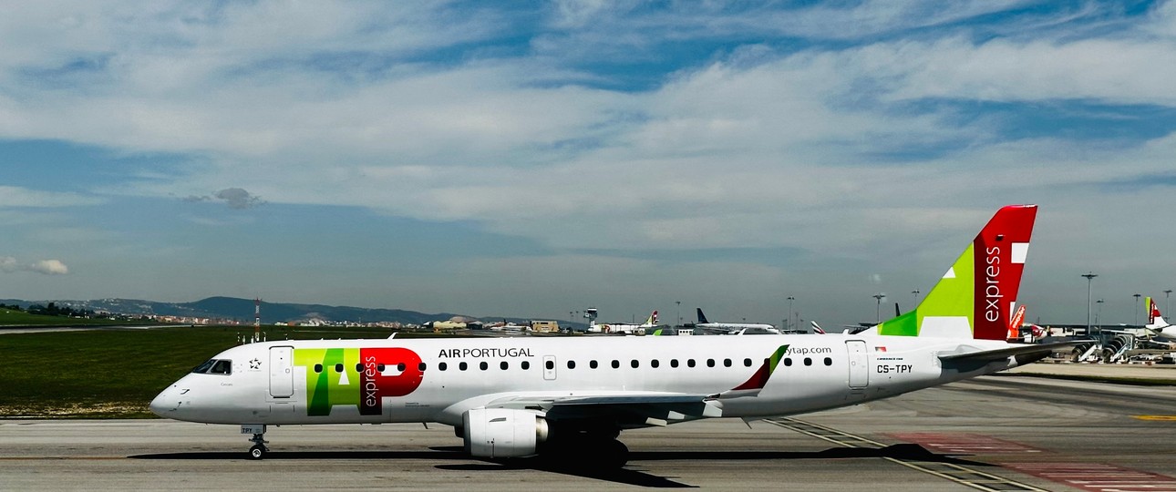 Embraer E190 von Tap Express: Ein Käufer muss das Drehkreuz Lissabon erhalten und stärken.