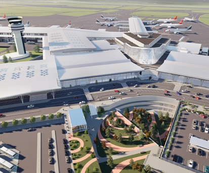 Neues Terminal 3 in Sofia: Soll 2031 eröffnen.